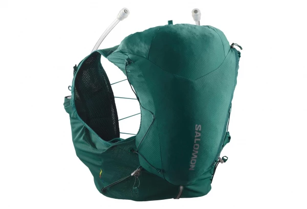 Sac D'hydratation Salomon ADV Skin 12 + Flasks Vert Unisex 7 Sac D'hydratation Salomon ADV Skin 12 + Flasks Vert Unisex – Image 7