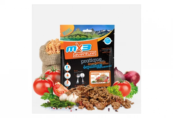 Repas Lyophilisé MX3 Pates à La Bolognaise 125 G 3 Repas Lyophilisé MX3 Pates à La Bolognaise 125 G – Image 3