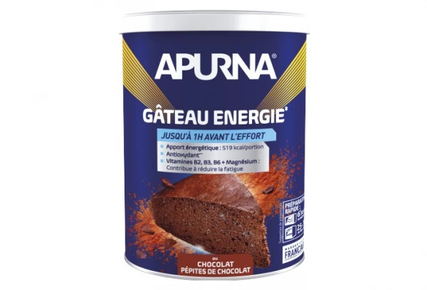 Gâteau Energétique Apurna Chocolat 400g 1 Gâteau Energétique Apurna Chocolat 400g