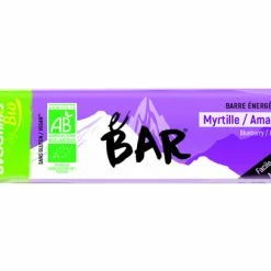 Barre Energétique Overstims E-Bar Bio Myrtille Amande 32g