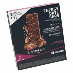 5 Barres énergétiques Aptonia Energy Bars Dattes Fruits Rouges 35g