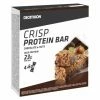 4 Barres Protéinées Domyos Crisp Protein 23g Chocolat Noisettes 60g