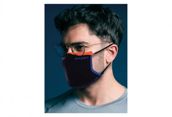 Thuasne Sport Masque Activ Security Sport V2 Bleu Orange 4 Thuasne Sport Masque Activ Security Sport V2 Bleu Orange – Image 4