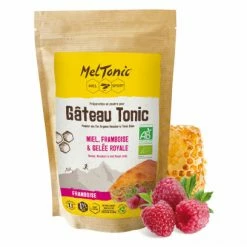 Gâteau énergétique Meltonic Tonic BIO Framboise Miel Gelée Royale 400g