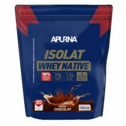 Boisson Protéinée Apurna Isolat Whey Native Chocolat 720g