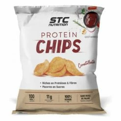 Chips Protéinée STC Nutrition 10 Sachets De 25 G Barbecue