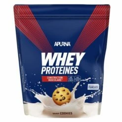 Boisson Protéinée Apurna Whey Proteines Doypack Cookies 720g