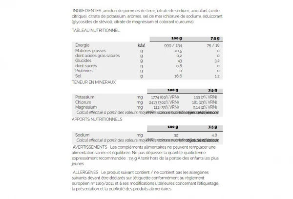 Boisson énergétique 226ers HydraZero Citron 225g 2 Boisson énergétique 226ers HydraZero Citron 225g – Image 2