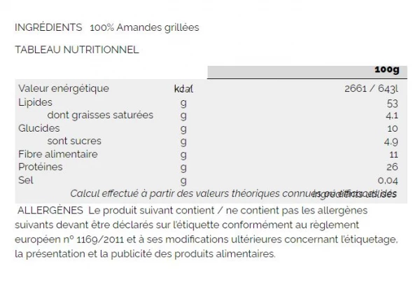 Beurre D'amande 226ers Almond Butter 320g 2 Beurre D'amande 226ers Almond Butter 320g – Image 2