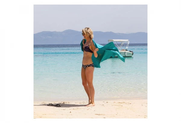 Serviette Microfibre Lifeventure Turquoise Giant 6 Serviette Microfibre Lifeventure Turquoise Giant – Image 6