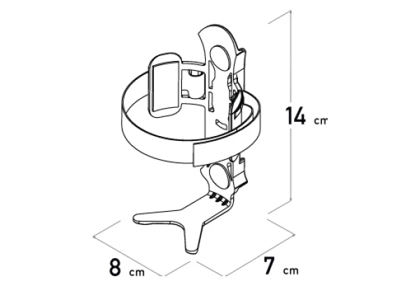 Porte-Bidon Dom Monkii Cage V Rose 2 Porte-Bidon Dom Monkii Cage V Rose – Image 2