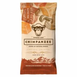 CHIMPANZEE Barre Energétique 100% Naturelle Noix De Cajou Caramel 55g SANS GLUTEN