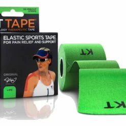 Bande Prédécoupée KT TAPE COTON ORIGINAL Vert 20 Bandes