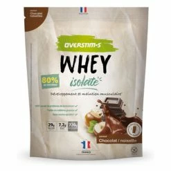 Boisson Protéinée Overstims Whey Isolate Chocolat Noisette 720g
