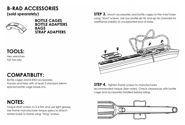 Support De Porte-Bidon Wolf Tooth B-RAD 4 Slot Noir 6 Support De Porte-Bidon Wolf Tooth B-RAD 4 Slot Noir – Image 6
