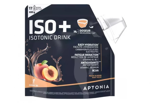 Boisson Énergétique Aptonia Poudre Iso+ Pêche 650g 1 Boisson Énergétique Aptonia Poudre Iso+ Pêche 650g