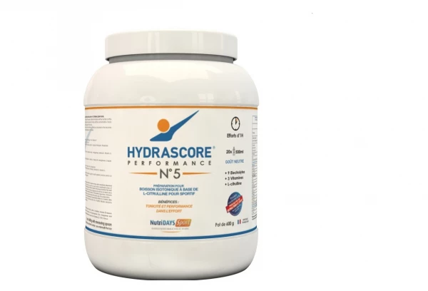Boisson Isotonique Hydrascore N°5 Neutre 600g 1 Boisson Isotonique Hydrascore N°5 Neutre 600g