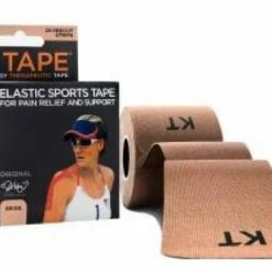 Bande Prédécoupée KT TAPE COTON ORIGINAL Beige 20 Bandes