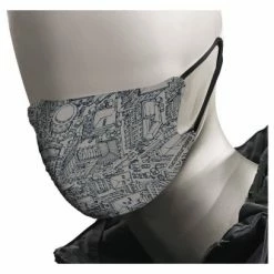 Masque Tucano Urbano Rina Graphic Gris (lot De 2)