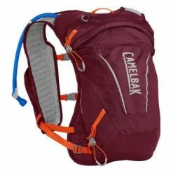 Sac Hydratation Femme Camelbak Octane 9 + Poche à Eau 2L Rouge Corail