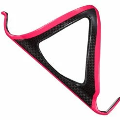 Porte Bidon Supacaz Fly Carbon Neon Rose Noir / Vert / Fluo