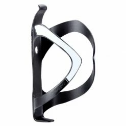 Porte-Bidon BBB FiberCage Carbone UD Noir Mat Blanc