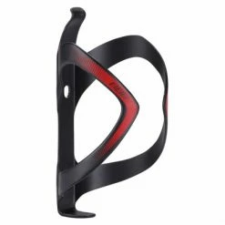 Porte Bidon FiberCage BBB Carbone UD Noir Mat / Rouge