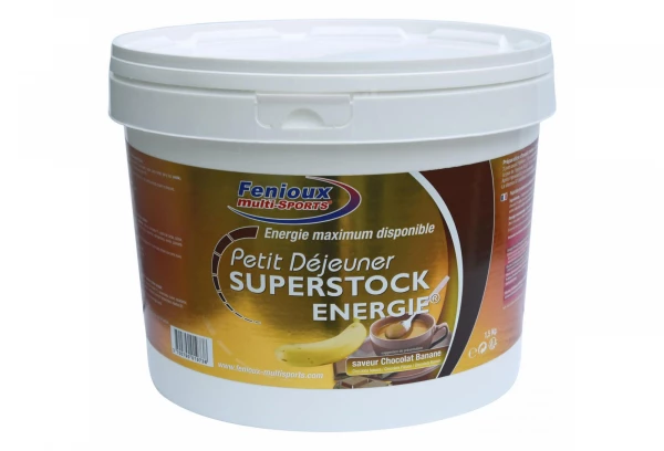 Fenioux Multi-Sports Petit-déjeuner Fenioux SuperStock Energie Chocolat Banane SANS GLUTEN 1,5 Kg 1 Fenioux Multi-Sports Petit-déjeuner Fenioux SuperStock Energie Chocolat Banane SANS GLUTEN 1,5 Kg