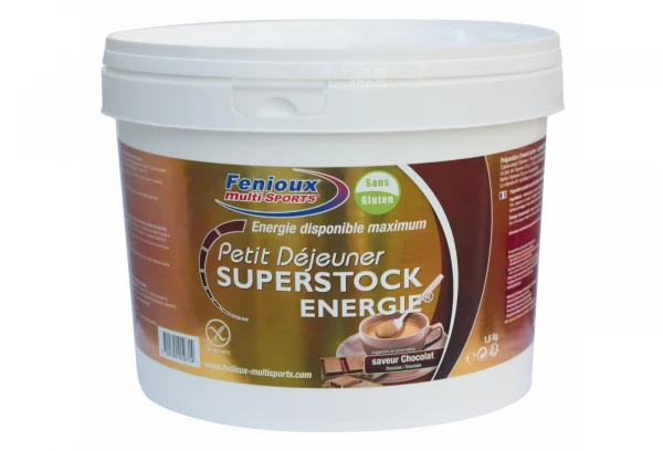 Fenioux Multi-Sports Petit-déjeuner Fenioux SuperStock Energie Chocolat SANS GLUTEN 1,5 Kg 1 Fenioux Multi-Sports Petit-déjeuner Fenioux SuperStock Energie Chocolat SANS GLUTEN 1,5 Kg
