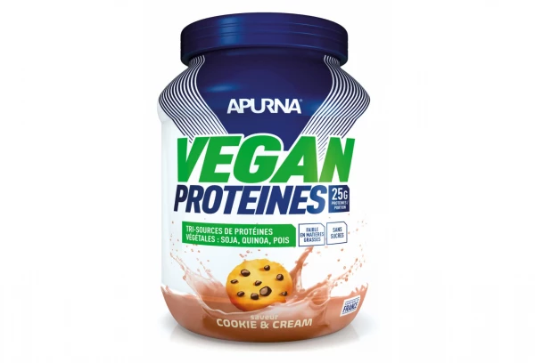 Boisson Proteinee Apurna VEGAN Cookie And Cream 600g 1 Boisson Proteinee Apurna VEGAN Cookie And Cream 600g