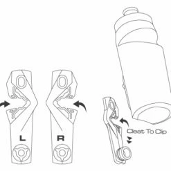 Set Bidon Et Support Birzman Bottle Cleat 650ml Gris/ Noir -Accessoires, Nutrition & Soins du Corps Gravel Soldes unnamed file 3523
