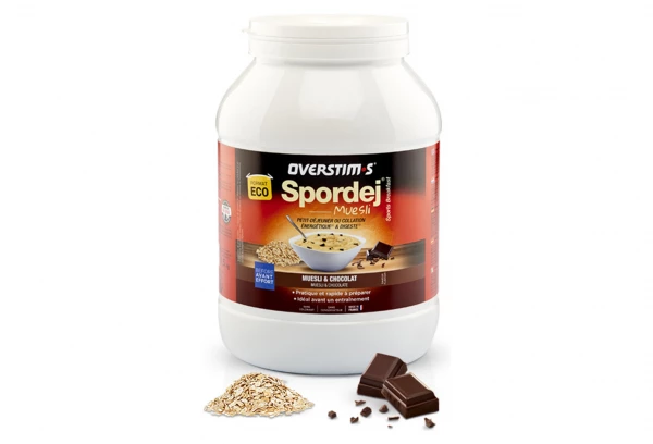 Boisson Energétique Overstims Spordej Muesli Chocolat 1.5kg 1 Boisson Energétique Overstims Spordej Muesli Chocolat 1.5kg