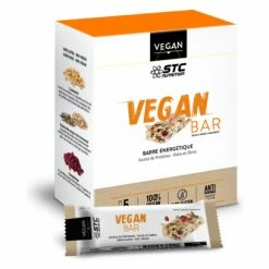 Barre Énergétique STC Nutrition - VEGAN Bar - 5 Barres De 35g - Cacahuètes & Cranberry