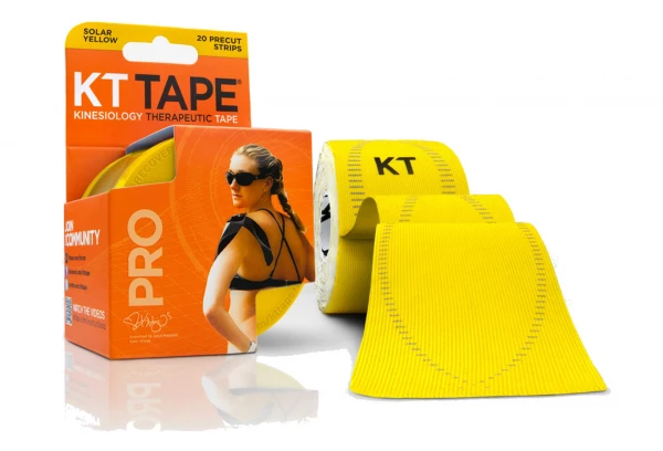 Bande Prédécoupée KT TAPE PRO Jaune 20 Bandes 1 Bande Prédécoupée KT TAPE PRO Jaune 20 Bandes