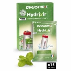 Boisson Énergétique Overstims Hydrixir Antioxydant 15 Sachets Menthe