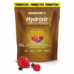 Boisson Énergétique Overstims Hydrixir Longue Distance Fruits Rouges 3kg