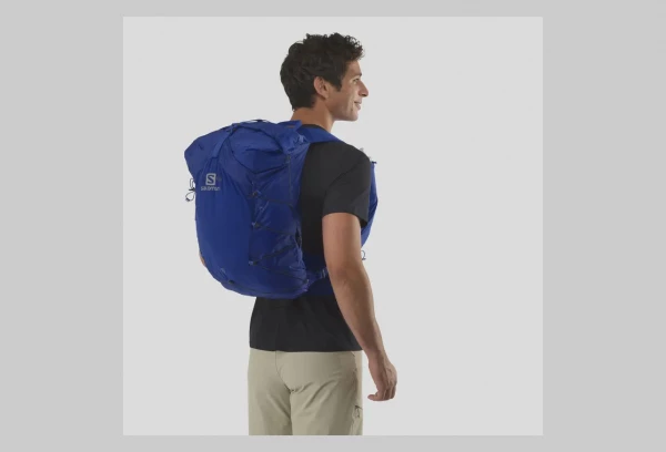 Sac D'hydratation Salomon XA 35 + Flasks Bleu Unisex 2 Sac D'hydratation Salomon XA 35 + Flasks Bleu Unisex – Image 2