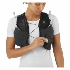 Veste D'hydratation Salomon Sense Pro 5 + Flasks Noir Unisex -Accessoires, Nutrition & Soins du Corps Gravel Soldes unnamed file 3695