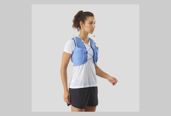 Veste D'hydratation Salomon Sense Pro 10 + Flasks Bleu Femme 3 Veste D'hydratation Salomon Sense Pro 10 + Flasks Bleu Femme – Image 3