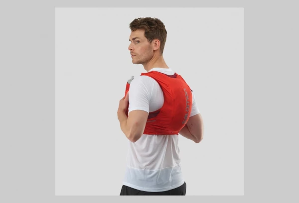 Veste D'hydratation Salomon Sense Pro 10 + Flasks Rouge Unisex 2 Veste D'hydratation Salomon Sense Pro 10 + Flasks Rouge Unisex – Image 2