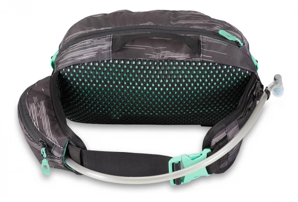 Ceinture Hydratation Dakine Hot Laps 5L + Poche à Eau 2L Noir / Vert Menthe 2 Ceinture Hydratation Dakine Hot Laps 5L + Poche à Eau 2L Noir / Vert Menthe – Image 2