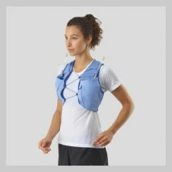 Veste D'hydratation Salomon Sense Pro 5 + Flasks Bleu Femme -Accessoires, Nutrition & Soins du Corps Gravel Soldes unnamed file 3733