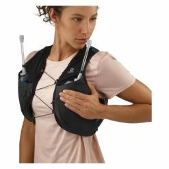 Veste D'hydratation Salomon Sense Pro 10 + Flasks Noir Femme -Accessoires, Nutrition & Soins du Corps Gravel Soldes unnamed file 3739
