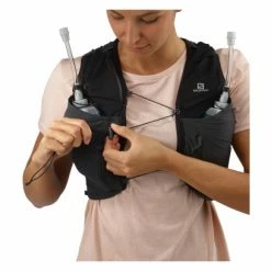 Veste D'hydratation Salomon Sense Pro 10 + Flasks Noir Femme -Accessoires, Nutrition & Soins du Corps Gravel Soldes unnamed file 3740