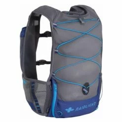 Sac A Dos Raidlight Activ Vest 3L Bleu Gris Homme Rouge