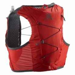 Sac D'hydratation Salomon Active Skin 4 + Flasks Rouge Unisex