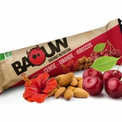 3 Barres énergétiques Bio Baouw Cerise-Amande-Hibiscus 25g