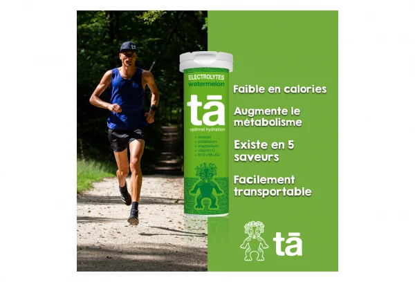 Tā Energy 12 Pastilles électrolytes TA Energy Hydratation Tabs Pastèque 5 Tā Energy 12 Pastilles électrolytes TA Energy Hydratation Tabs Pastèque – Image 5