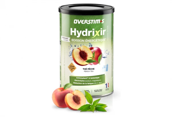 Boisson Énergétique Overstims Hydrixir Antioxydant Thé Pêche 600g 1 Boisson Énergétique Overstims Hydrixir Antioxydant Thé Pêche 600g