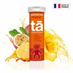 Tā Energy 12 Pastilles électrolytes TA Energy Hydratation Tabs Tropical
